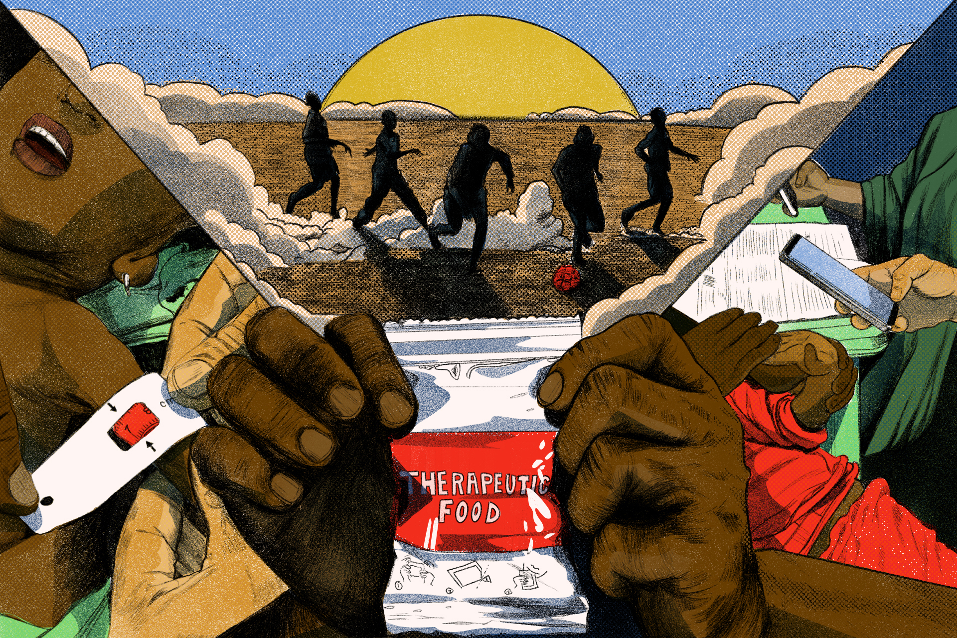 100달러 미만이면 아이가 굶지 않게 할 수 있습니다