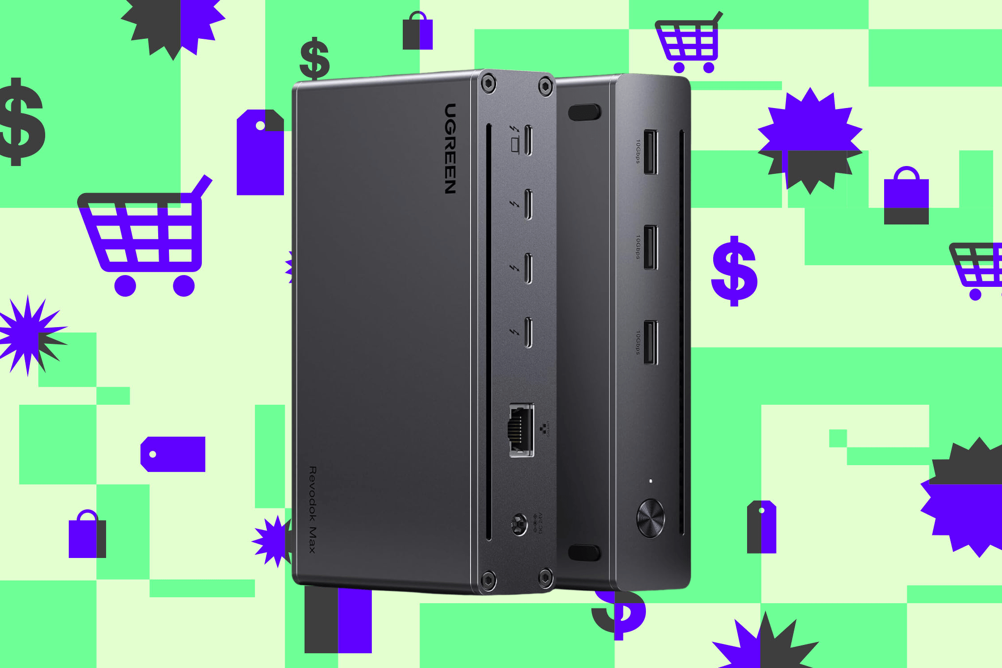 Ugreen의 8포트 Thunderbolt 4 허브가 80달러 할인됩니다