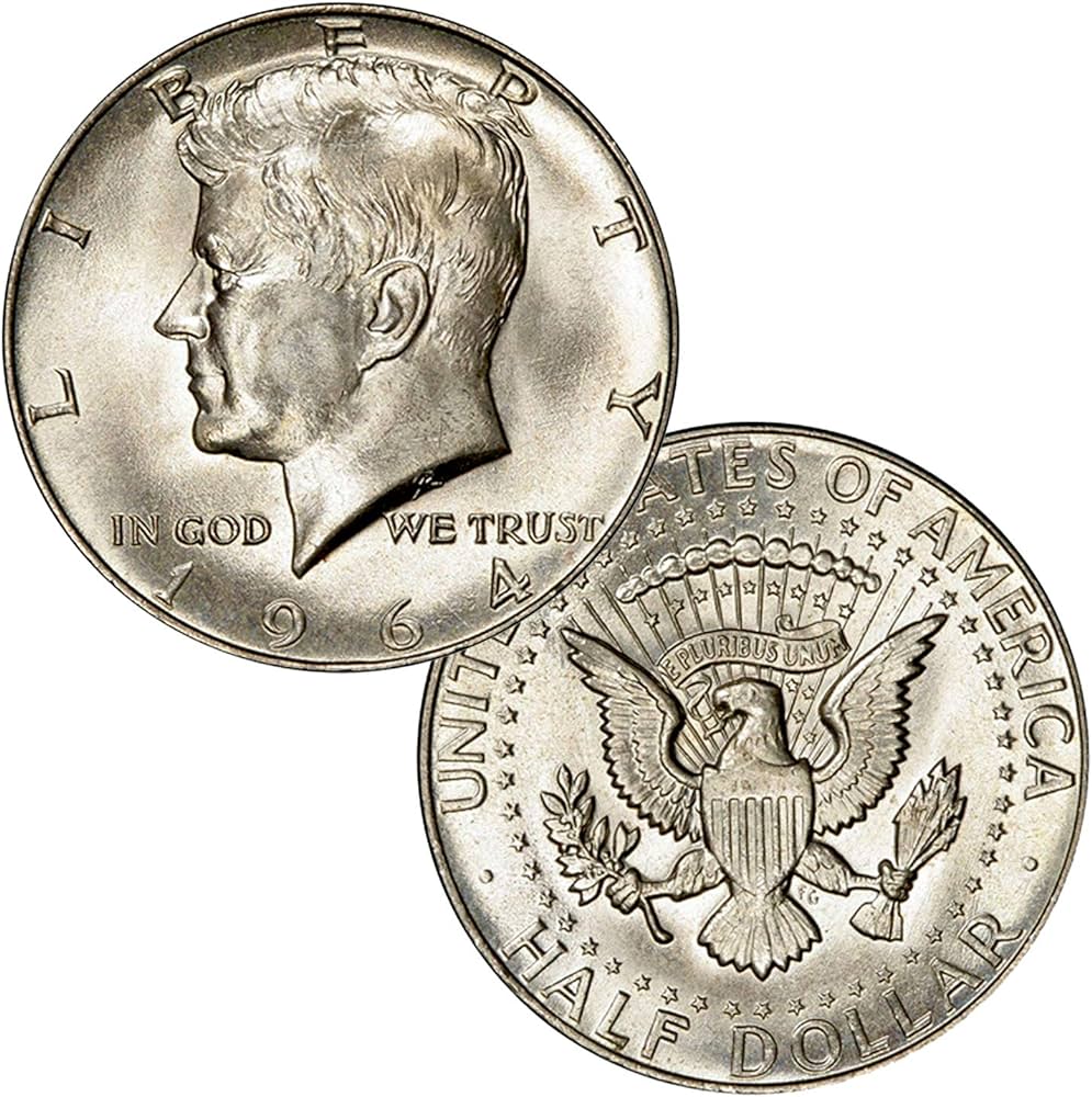 JFK 하프달러 가치 단순화(1964)