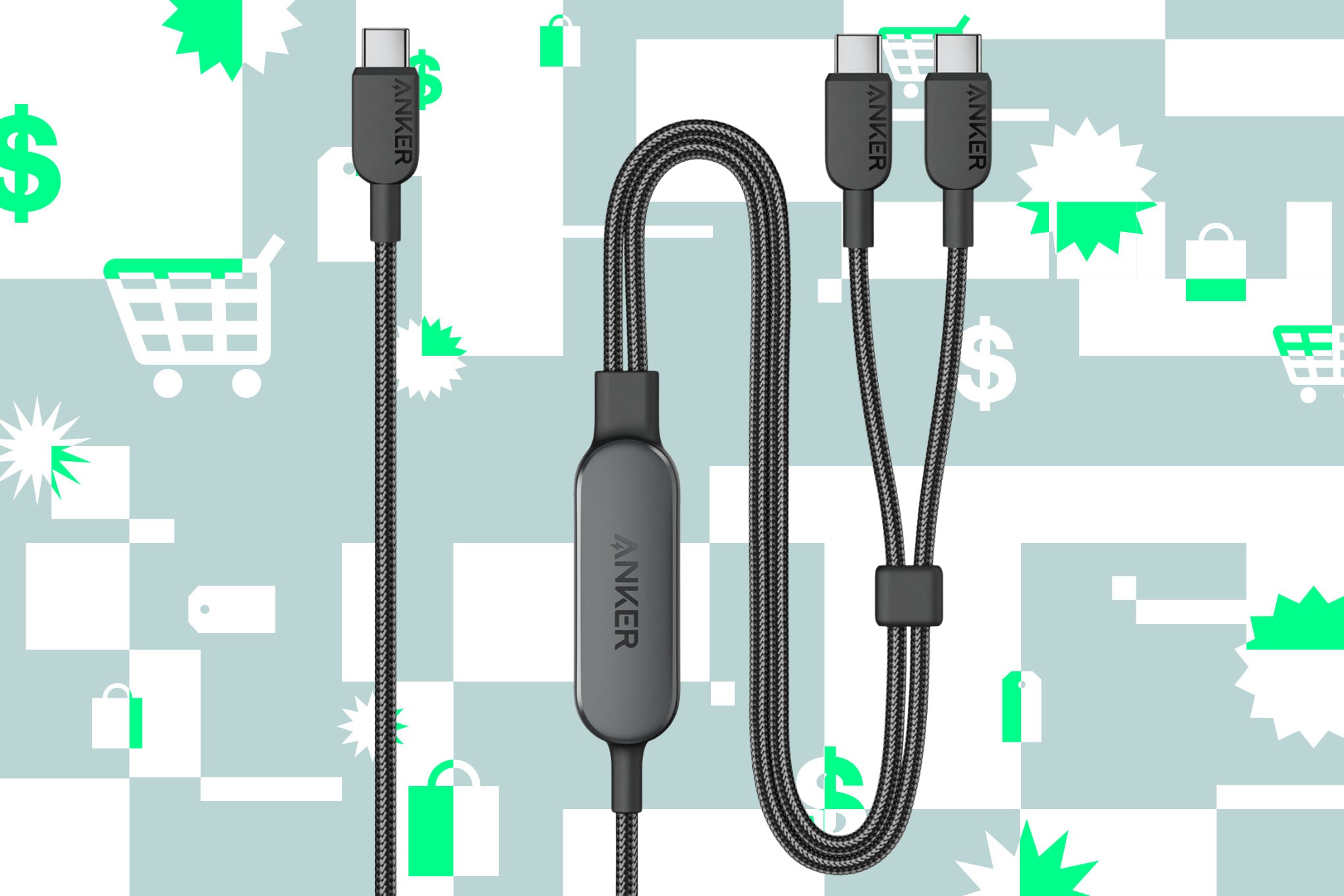 Anker의 빠른 2-in-1 USB-C 케이블은 현재 20달러 미만입니다